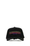Dsquared2 Logo-print Cotton Baseball Cap In Black