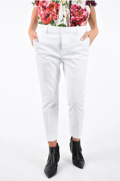 Dsquared2 Capri Pants In White