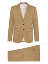 Dsquared2 Capri Two-button Suit In Neutral