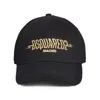 Dsquared2 Logo Print Baseball Cap In Black