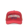 Dsquared2 Fabric Hats In Red