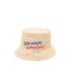 Dsquared2 Summer Lovers Bucket Hat In Beige