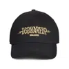 Dsquared2 Logo Print Baseball Cap In Black