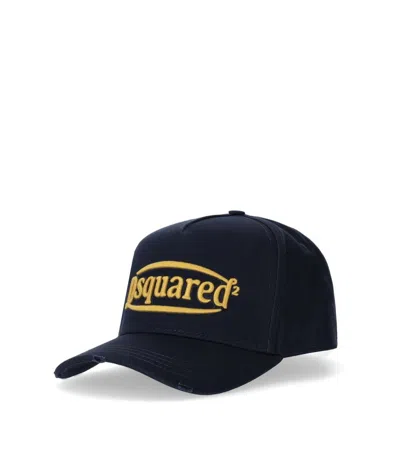 Dsquared2 Caps In Blue/yellow