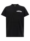 Dsquared2 Ducati X D2 Black T-shirt With Logo On The Front In Cotton Man In Black