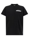 Dsquared2 Ducati X D2 Black T-shirt With Logo On The Front In Cotton Man