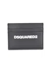Dsquared2 Cardholder And Keychain In Black