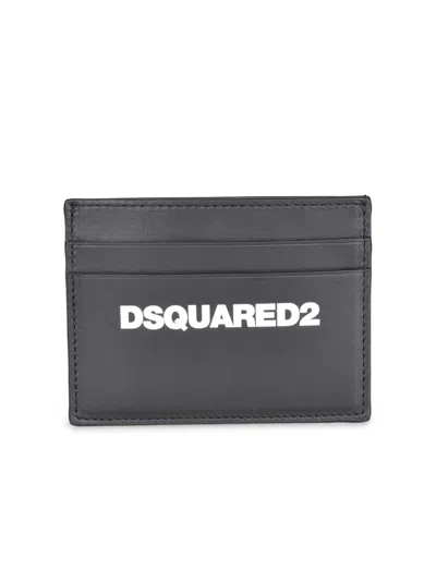 Dsquared2 Cardholder And Keychain In Black