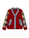 Dsquared2 Cardigan With Inserts In Multi