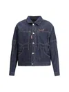 Dsquared2 Men Cargo Denim Jacket In Blue