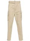 Dsquared2 Cargo Pants In Neutrals
