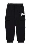 Dsquared2 Logo-print Cotton Track Pants In Black