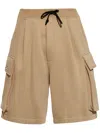 Dsquared2 Cargo-pocket Track Shorts In Neutrals