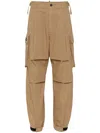 Dsquared2 Cargo Pockets Trousers In Neutrals