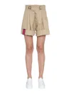 Dsquared2 Cargo Shorts In Nude
