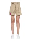 Dsquared2 Dsquared Women Cargo Shorts In Beige