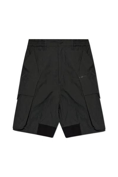 Dsquared2 Wide-leg Cargo Shorts In Black
