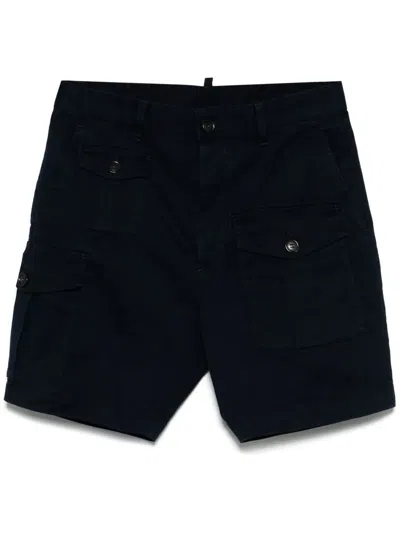 Dsquared2 Cargo Shorts In Blue