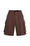 Dsquared2 Dsquared Men Cargo Bermuda Shorts "balloon" In Brown