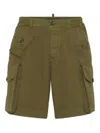 Dsquared2 Cargo Shorts In Green