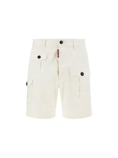 Dsquared2 Cargo Shorts In 100