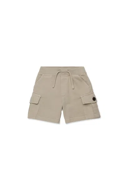 Dsquared2 Babies' Cargo Shorts With Maple Leaf In Grey