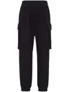 Dsquared2 Cargo Track Pants In Black