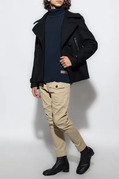 Dsquared2 Cargo Trousers In Beige