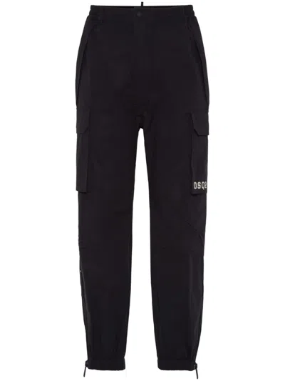 Dsquared2 Cargo Trousers In Black