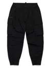 Dsquared2 Pantaloni Cargo In Cotone Ripstop In Black