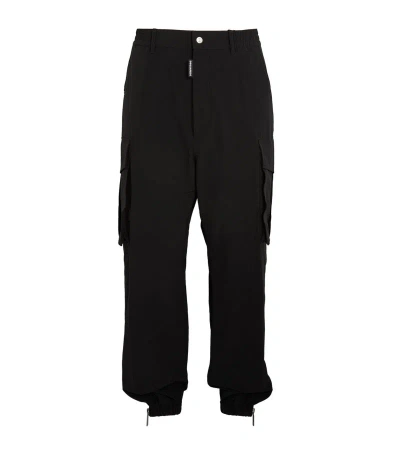 Dsquared2 Cargo Trousers In Black