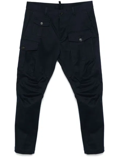 Dsquared2 Cargo Trousers In Black