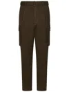 Dsquared2 Sexy Stretch Cotton Cargo Pants In Brown
