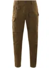 Dsquared2 Cargo Trousers In Brown