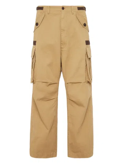 Dsquared2 Cargo Trousers In Neutral