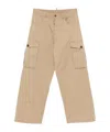 Dsquared2 Cargo Trousers In Neutral