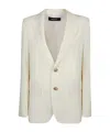 Dsquared2 Long-sleeved Suit Jacket In Neutral