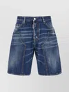 Dsquared2 Carpenter Denim Bermuda Shorts In Blue