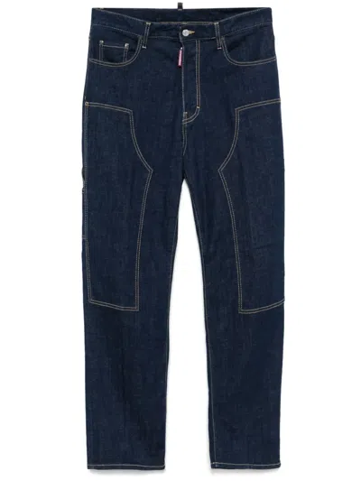 Dsquared2 Carpenter Jeans In Blue