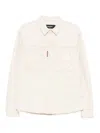 Dsquared2 Pockets Topstitch Shirt In Multi