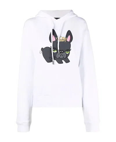 Dsquared2 Cartoon-print Hoodie In White