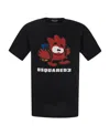 Dsquared2 Cartoon-print T-shirt In Black