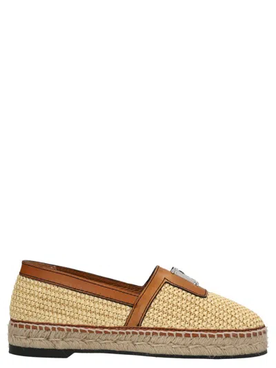 Dsquared2 'cashmere Rafia' Espradillas In Brown