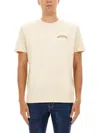 Dsquared2 Casual Crew Neck T-shirt With Subtle Logo In Animal Print