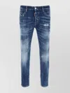 Dsquared2 Distressed Slim-fit Denim Trousers In Blue