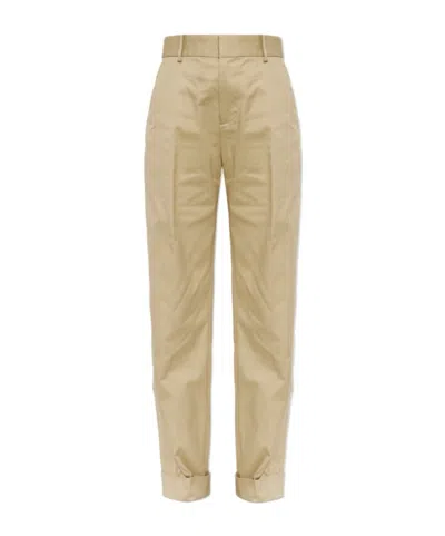 Dsquared2 Casual Pants With Belt Loops In Neutral