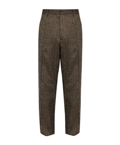 Dsquared2 Casual Pants With Belt Loops In Brown