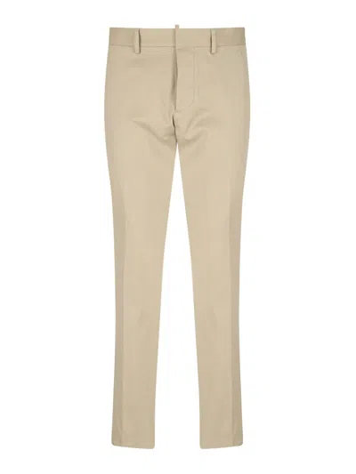 Dsquared2 Casual Trousers In Beige