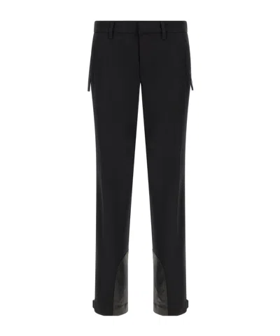 Dsquared2 Casual Trousers With Belt Loops In Black