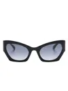 Dsquared2 Cat-eye Sunglasses In 黑色